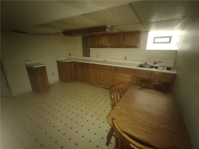 a room with storage and utility