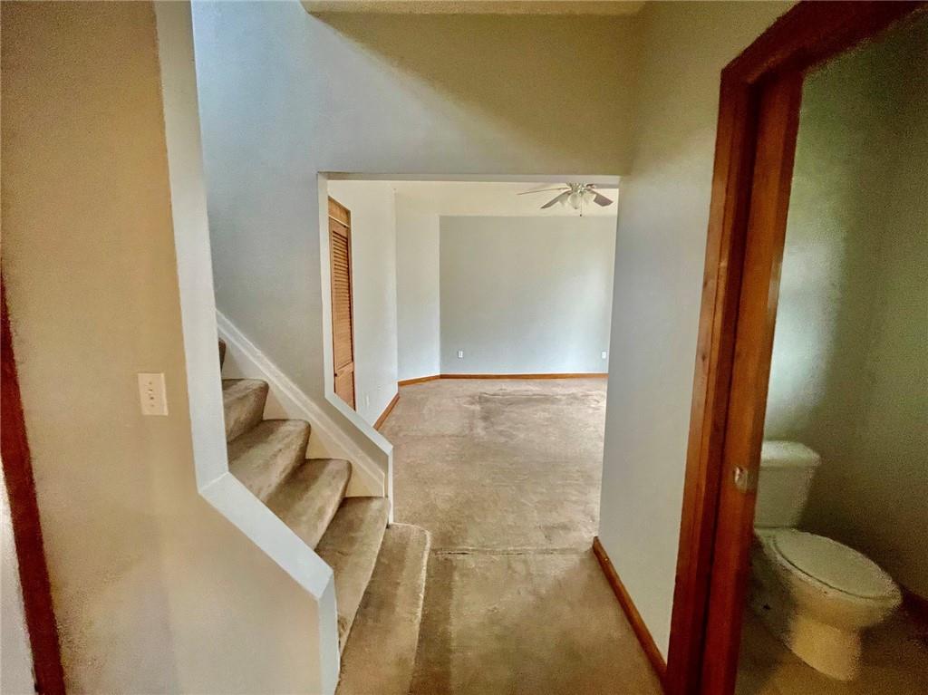 1726 Ridge Avenue Coraopolis, PA 15108 - Photo 18 of 41 a bathroom with a toilet and a shower