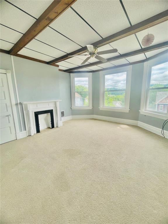 1726 Ridge Avenue Coraopolis, PA 15108 - Photo 39 of 41 a view of an empty room with a fireplace and a window