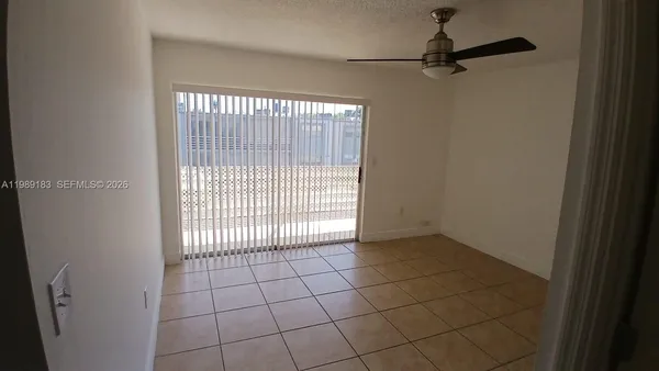 a hallway with a window