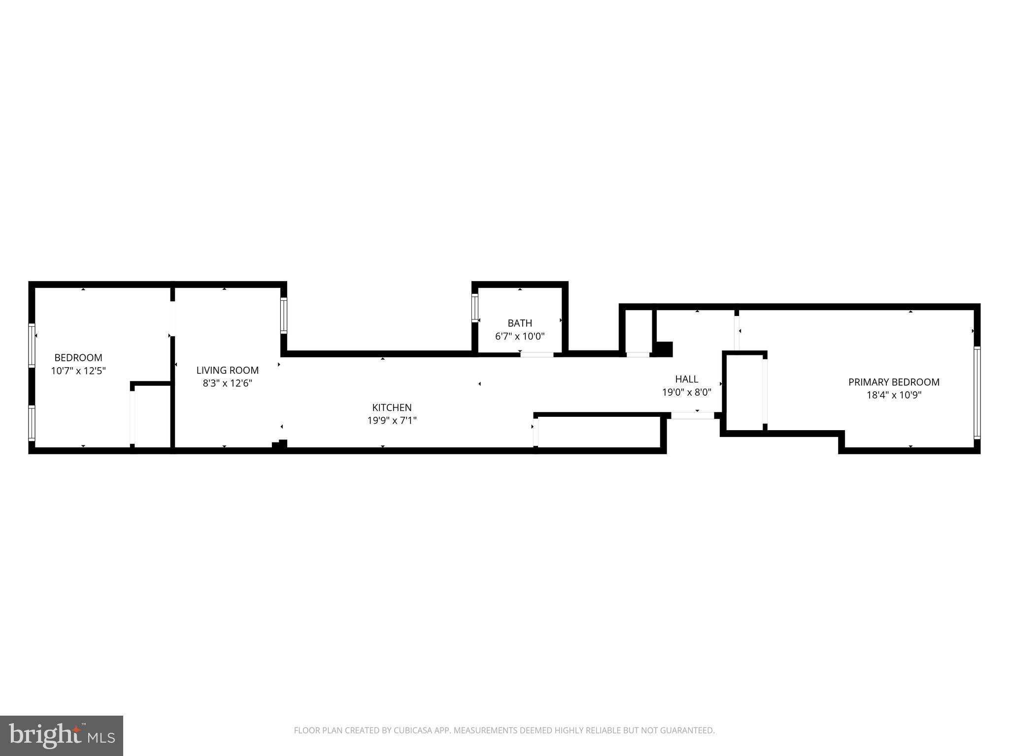 4355 Main Street, Unit 2 Philadelphia, PA 19127 - Photo 18 of 18 Floor plan is not exact - bathroom is large.