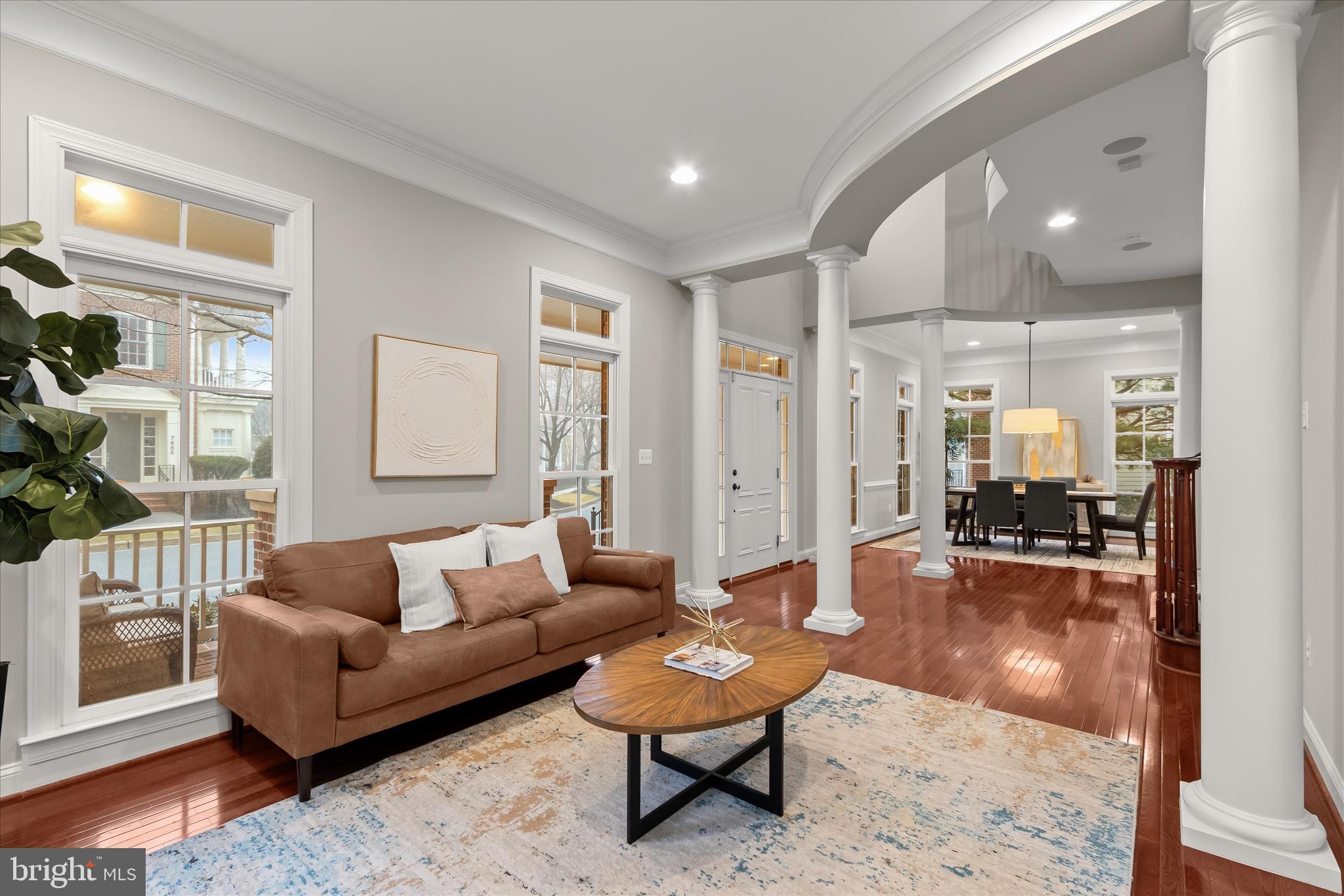7650 Midtown Road Fulton, MD 20759 - Photo 12 of 76 a living room with furniture and a wooden floor