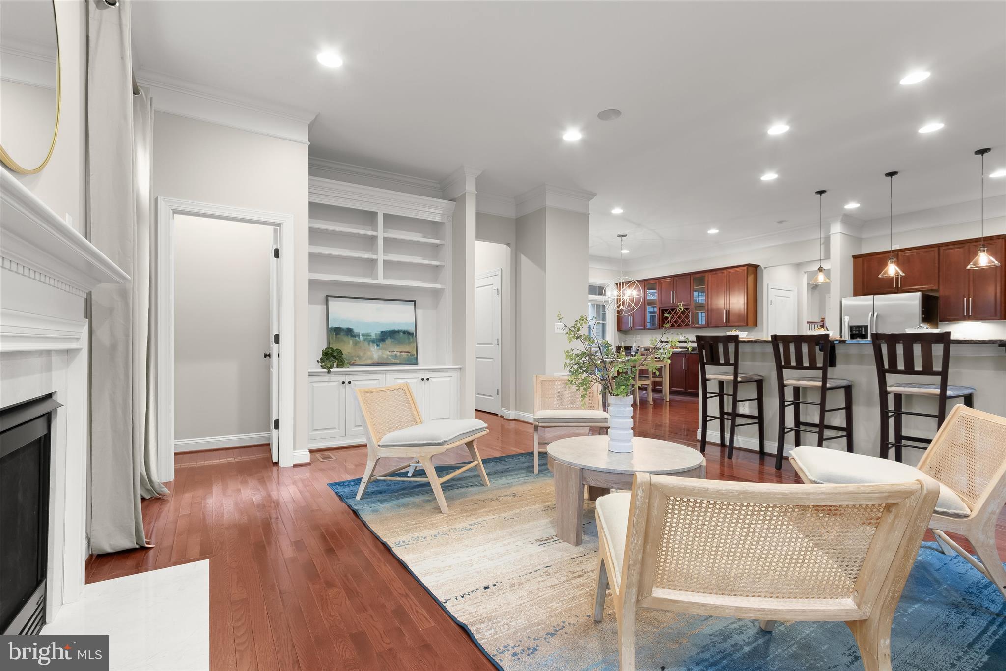 7650 Midtown Road Fulton, MD 20759 - Photo 27 of 76 a living room with furniture and a wooden floor