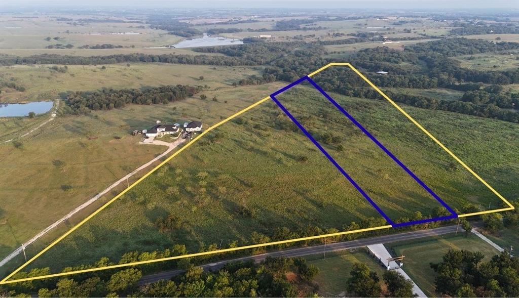 Tbd Alsdorf Road, Unit LOT 2 Ennis, TX 75119 - Photo 13 of 15 Aerial view of sparsely populated area with property boundaries highlighted