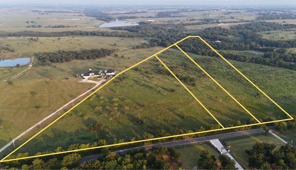 Tbd Alsdorf Road, Unit LOT 2 Ennis, TX 75119 - Photo 14 of 15 Aerial view of sparsely populated area featuring property boundaries highlighted