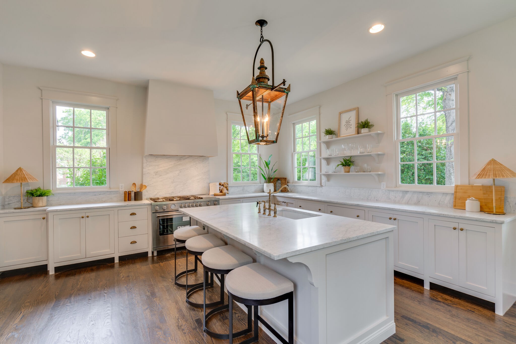 249 Lauderdale Road Nashville, TN 37205 - Photo 18 of 66 a kitchen with sink cabinets and wooden floor