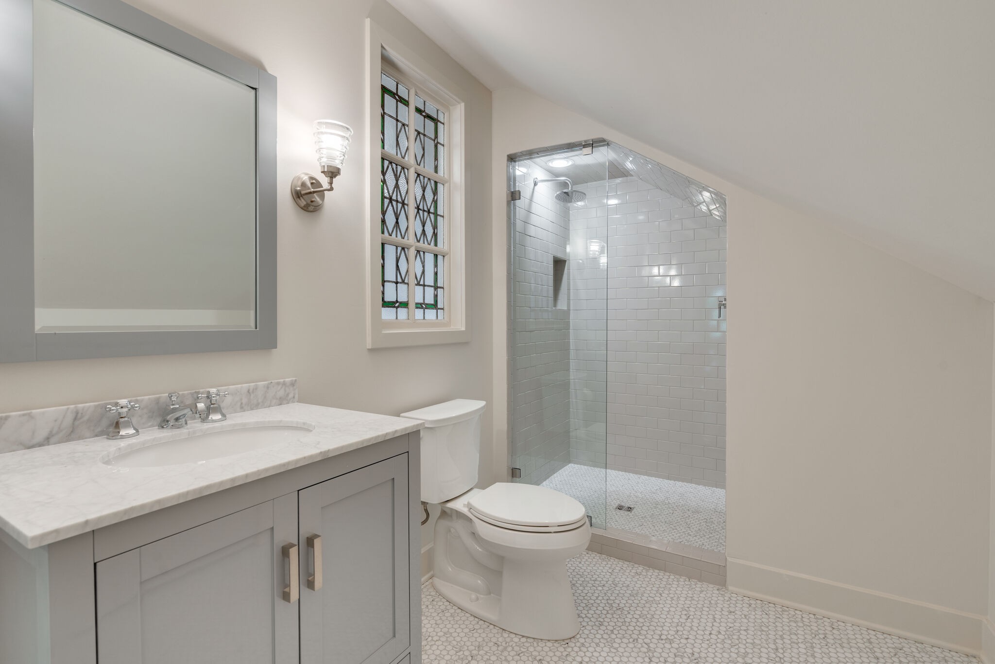 249 Lauderdale Road Nashville, TN 37205 - Photo 48 of 66 a bathroom with a sink a toilet and shower