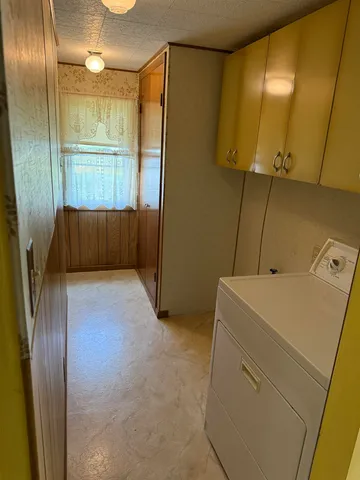 a room with storage and utility