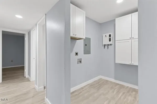 wooden floor in an empty room