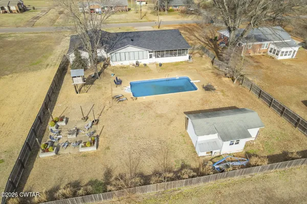 a view of a swimming pool