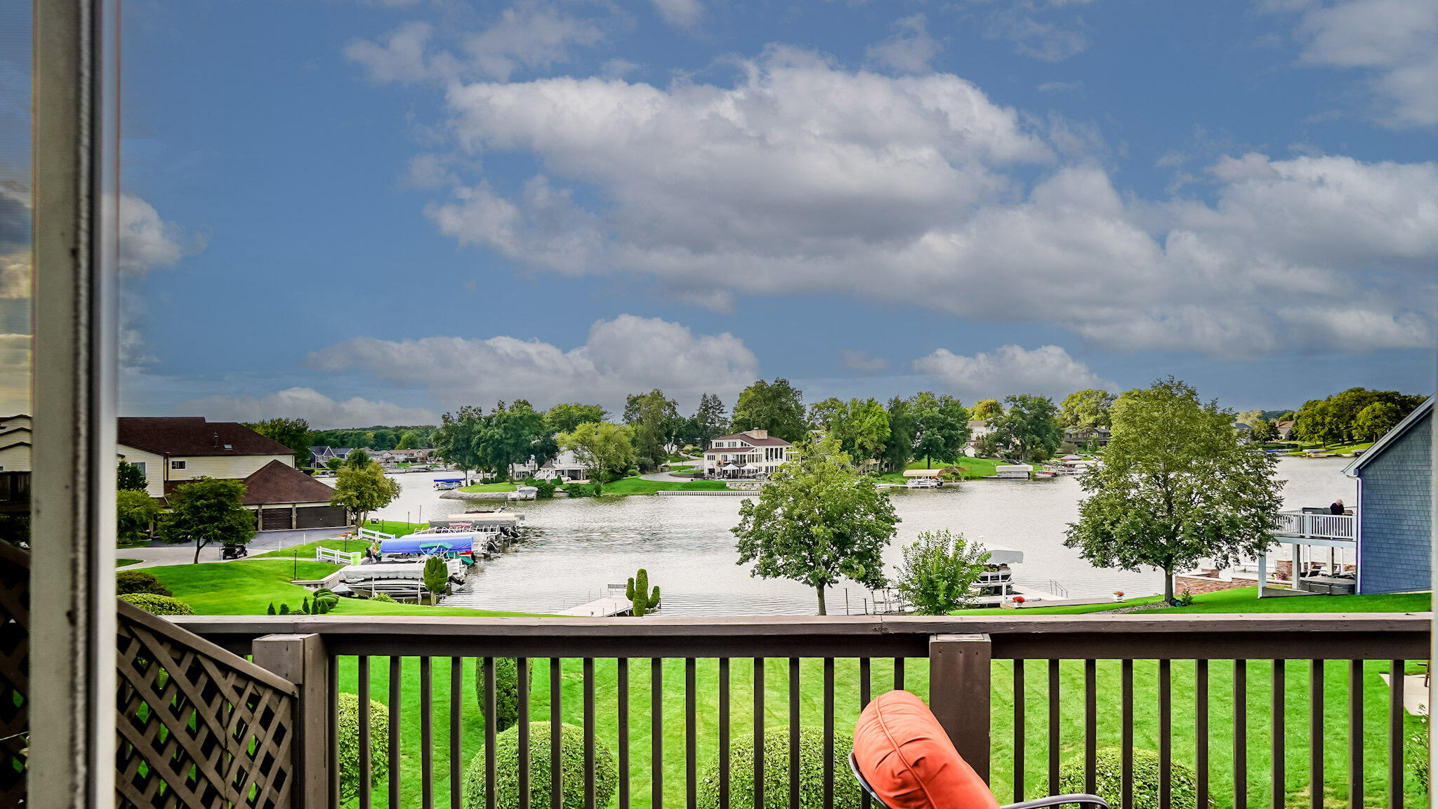 5065 Spinnaker Lane, Unit E Crown Point, IN 46307 - Photo 22 of 43 a city view from a balcony