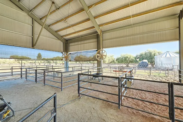 a view of a building with a outdoor space