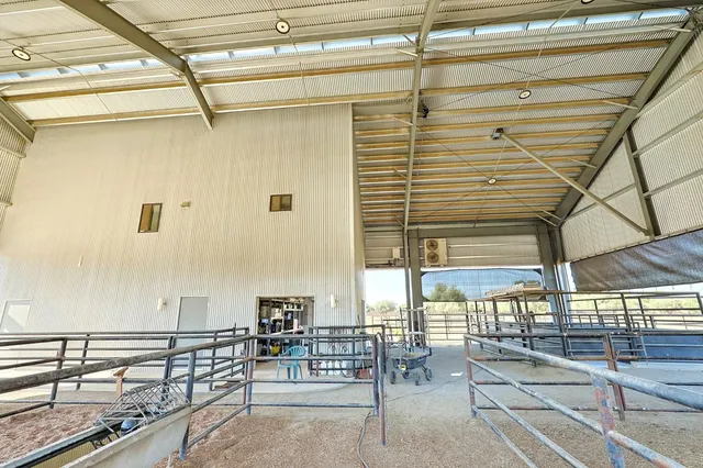 a view of railway station with sitting area