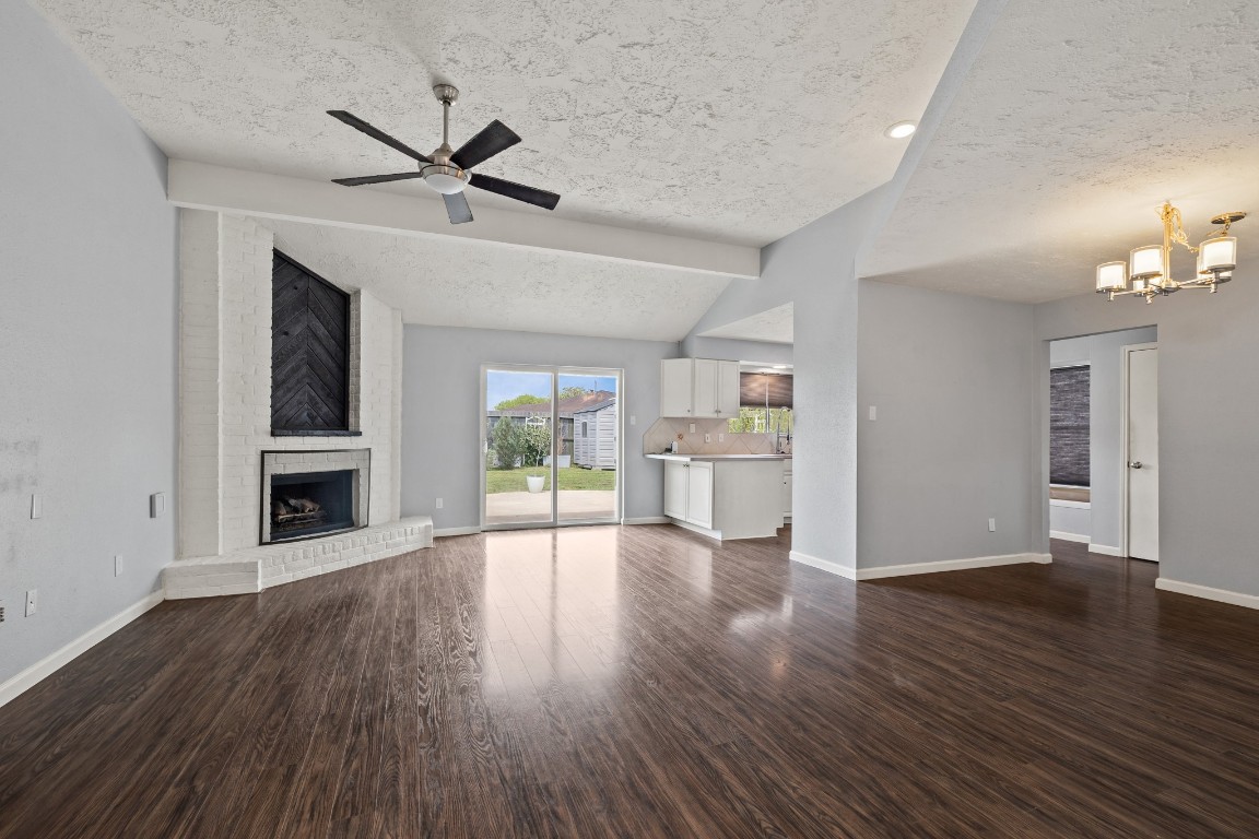403 Buoy Road Houston, TX 77598 - Photo 4 of 22 Combo Living Space/Dining Area with Kitchen Opening to the Living Space