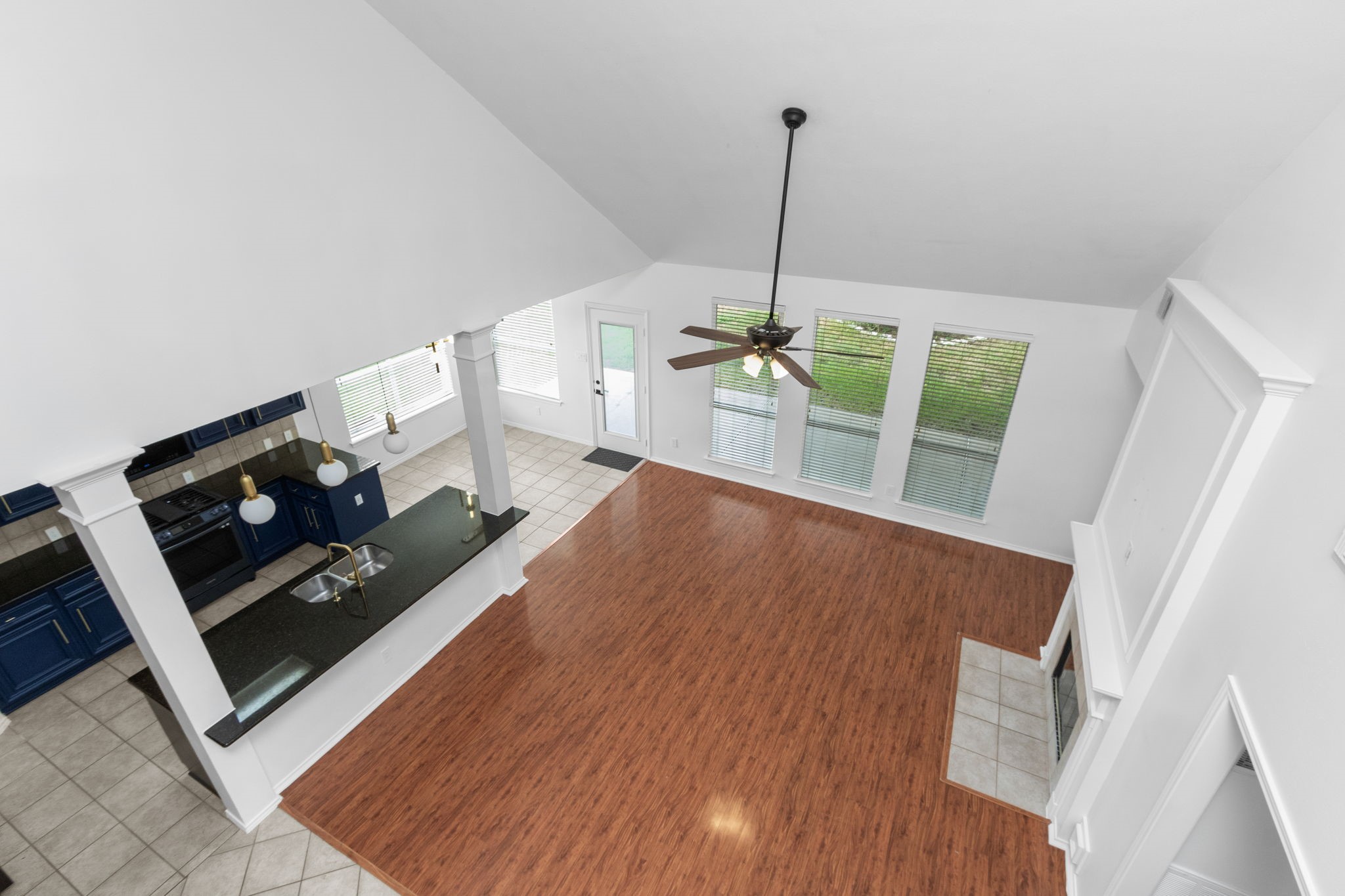16202 Lasting Light Lane Houston, TX 77095 - Photo 30 of 36 a living room with furniture and a wooden floor
