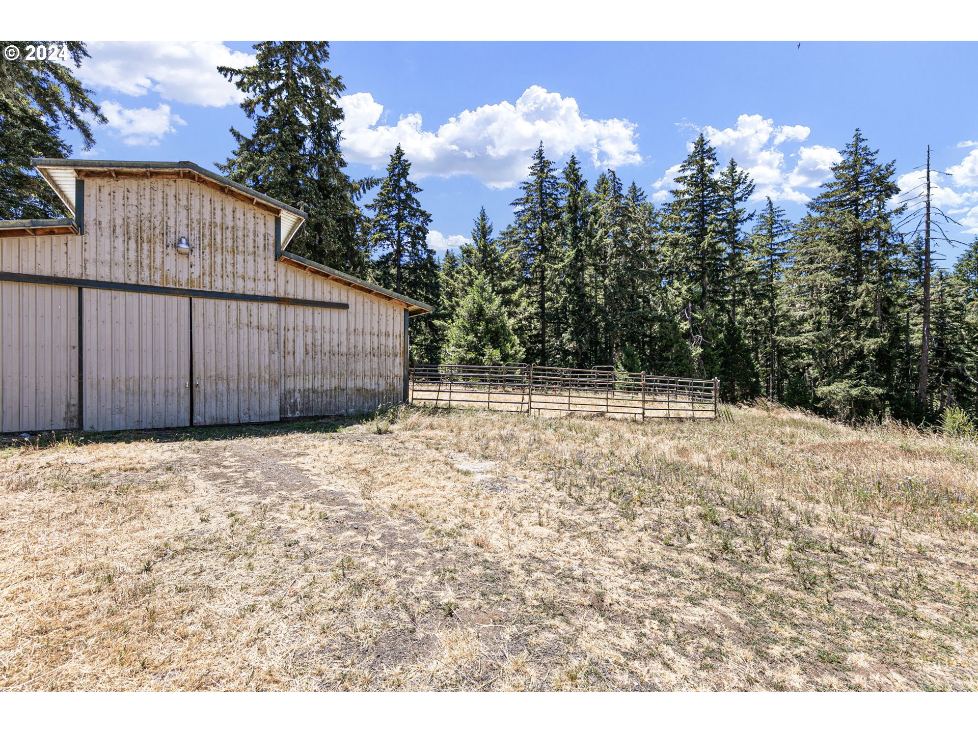6551 Elkhead Road Yoncalla, OR 97499 - Photo 25 of 39 a view of a backyard of the house