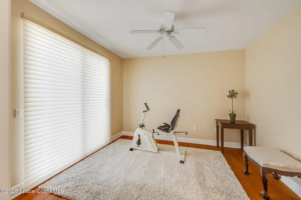 a view of a city from a balcony