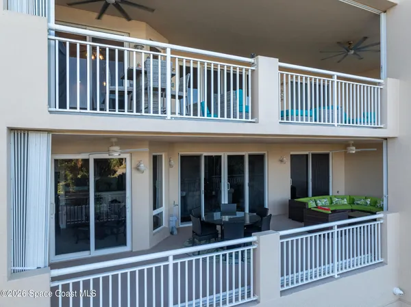 a view of a lake with a yard