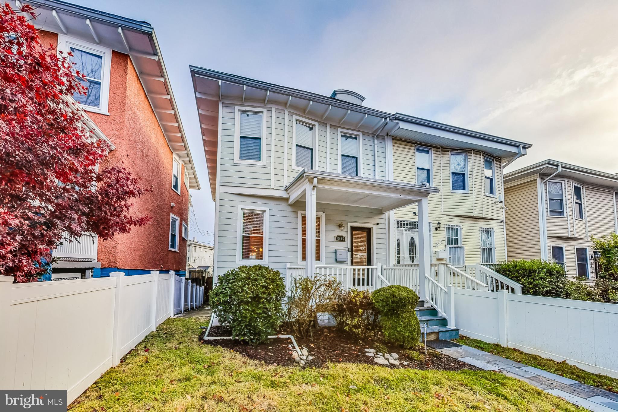 5415 Illinois Avenue Northwest Washington, DC 20011 - Photo 2 of 44 a front view of a house with garden