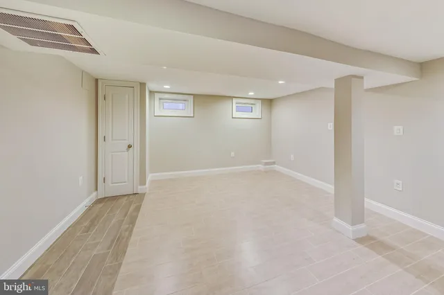 a view of empty room