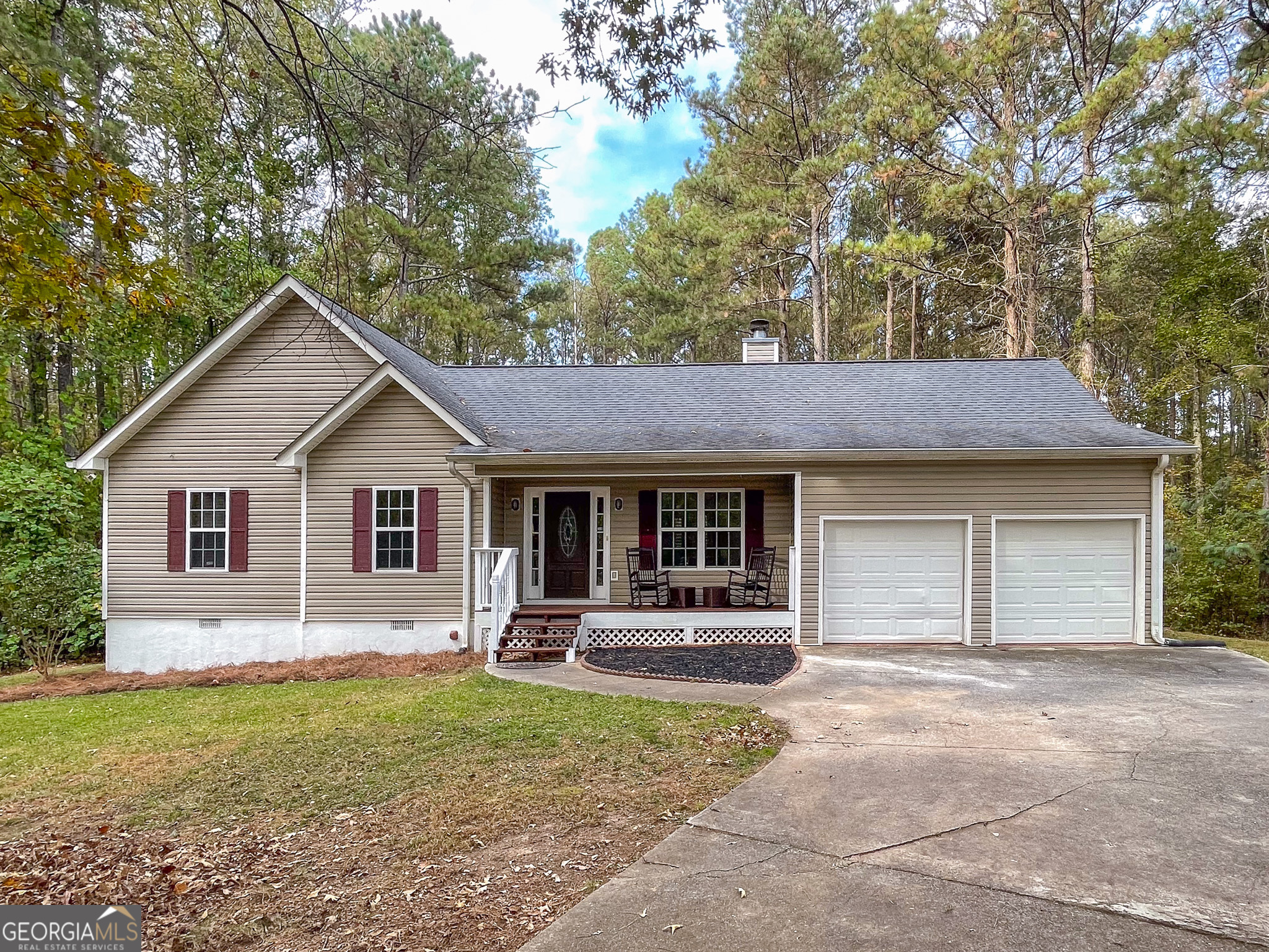 108 Old Villa Rica Road Temple, GA 30179 - Photo 1 of 1 a front view of a house with garden