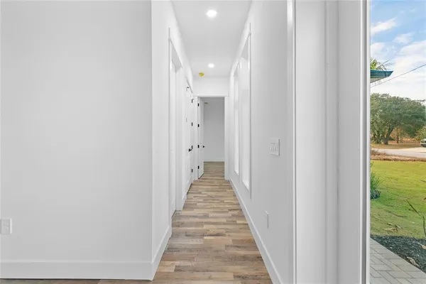 a view of wooden floor