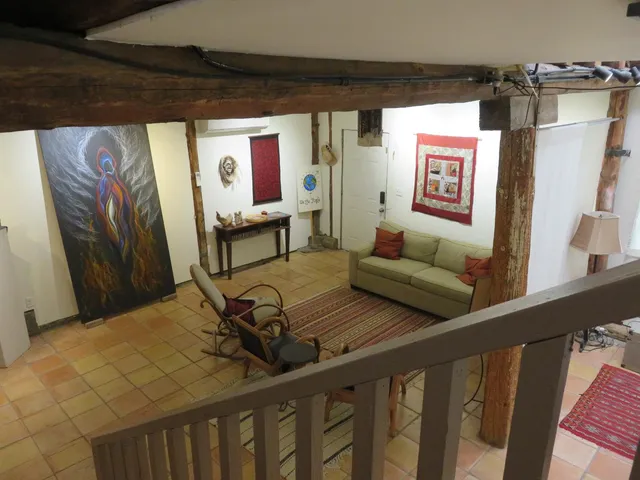 a close view of a utility room with dryer and washer
