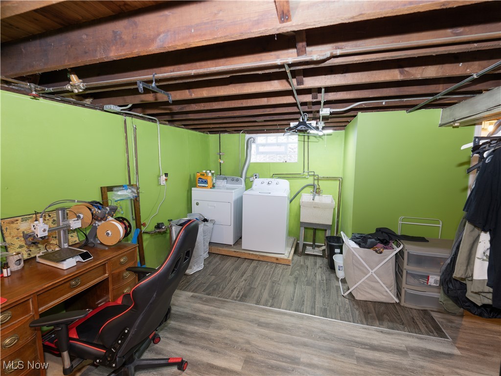 6021 Snow Road Parma, OH 44129 - Photo 18 of 28 Laundry area located in the basement