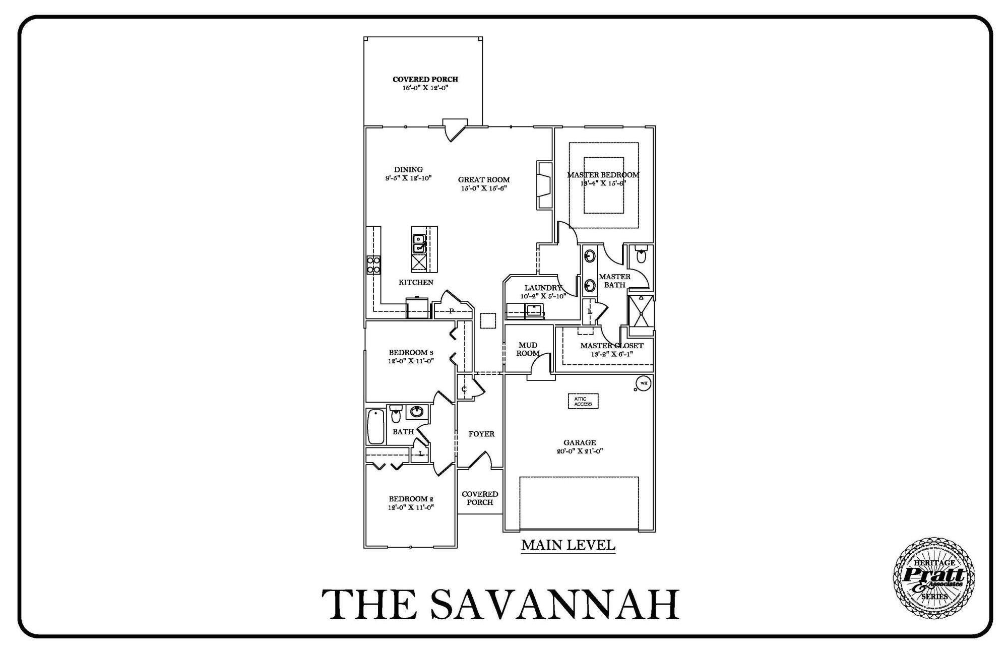 3631 Weathervane Loop, Unit 171 Apison, TN 37302 - Photo 21 of 21 Savannah Floorplan