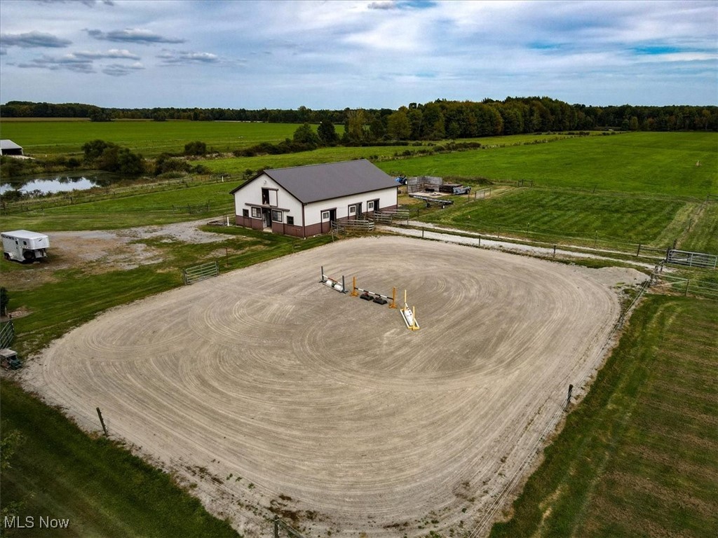 3098 East Union Road Jefferson, OH 44047 - Photo 30 of 44 Drone / aerial view featuring a rural view