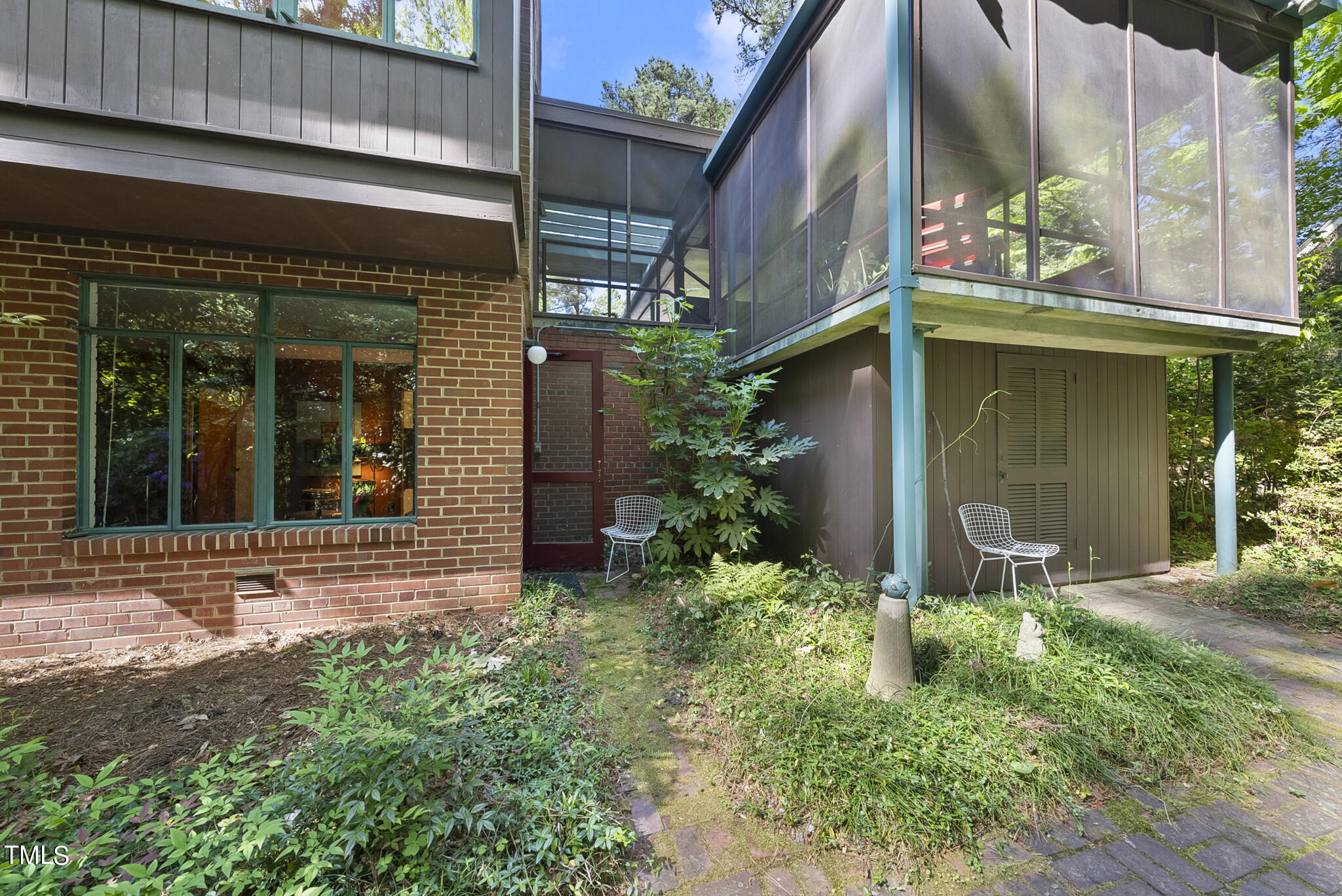 2715 Rosedale Avenue Raleigh, NC 27607 - Photo 29 of 46 Large screened porch with a garden shed room underneath