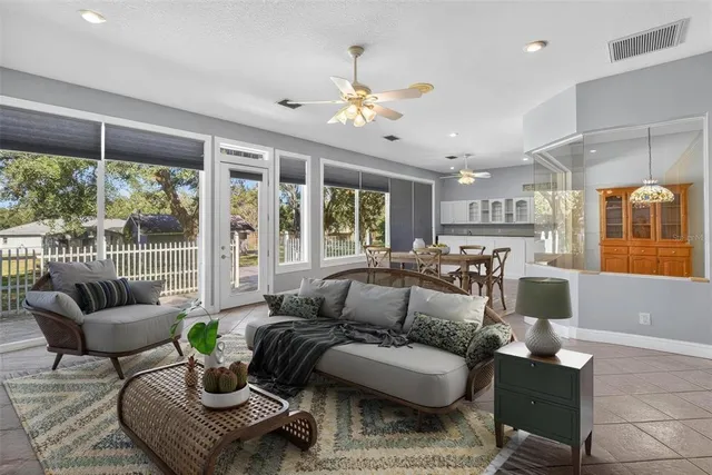 a view of closet area with empty racks