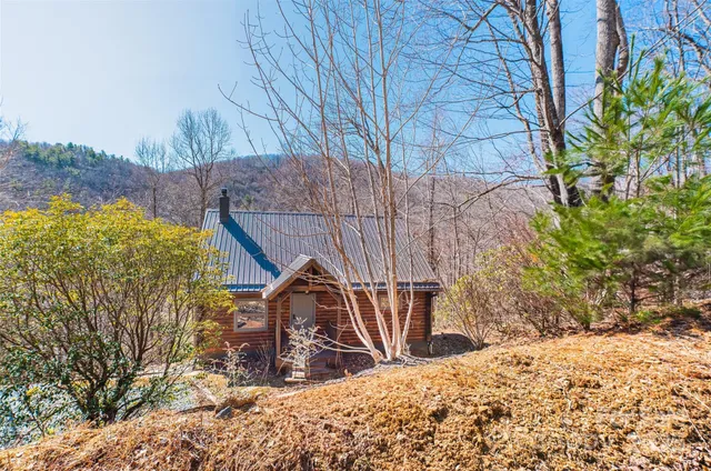 a view of balcony with wooden floor