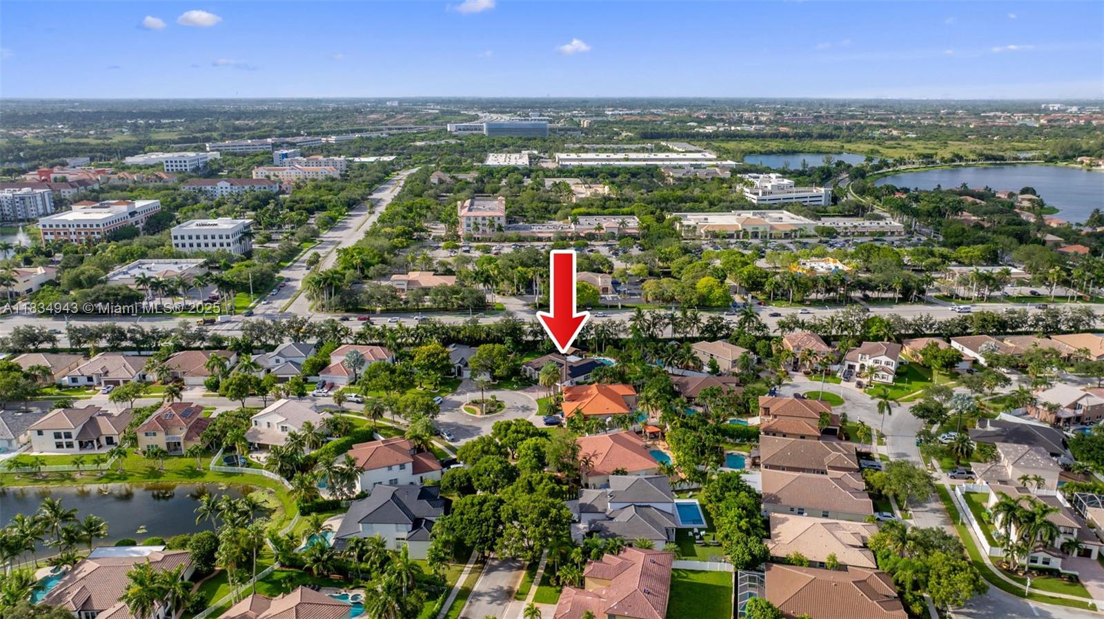14501 Southwest 33rd Court Miramar, FL 33027 - Photo 79 of 91 an aerial view of a city with lots of residential buildings