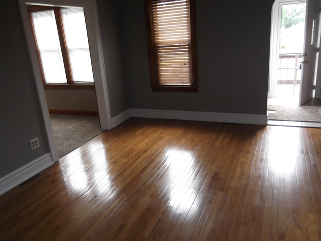 404 West Minnesota Street Spring Valley, IL 61362 - Photo 9 of 19 a view of empty room with wooden floor and fan