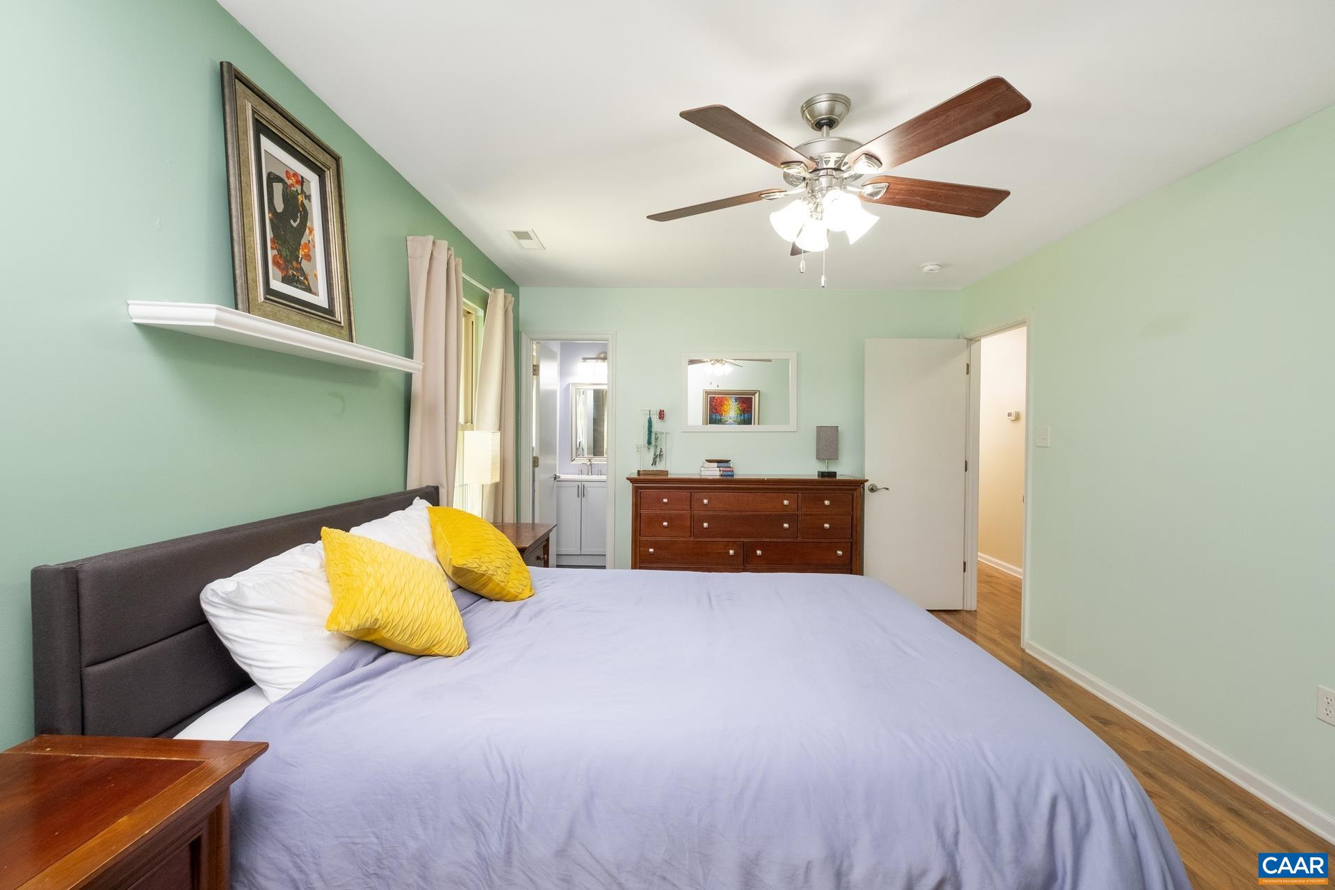 17 Jonquil Road Ruckersville, VA 22968 - Photo 17 of 33 a bedroom with a bed and ceiling fan