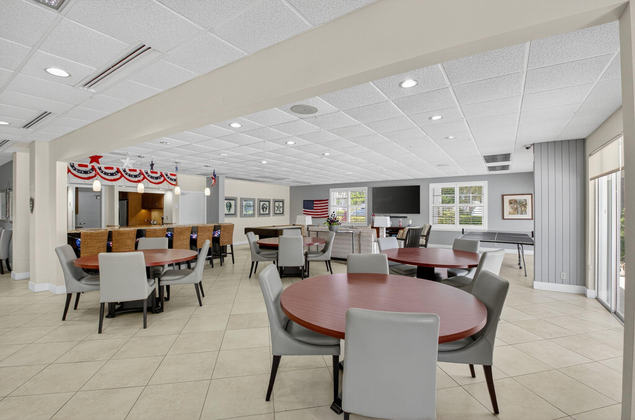 1 Harbourside Drive, Unit 4205 Delray Beach, FL 33483 - Photo 44 of 97 a view of a dining room with furniture
