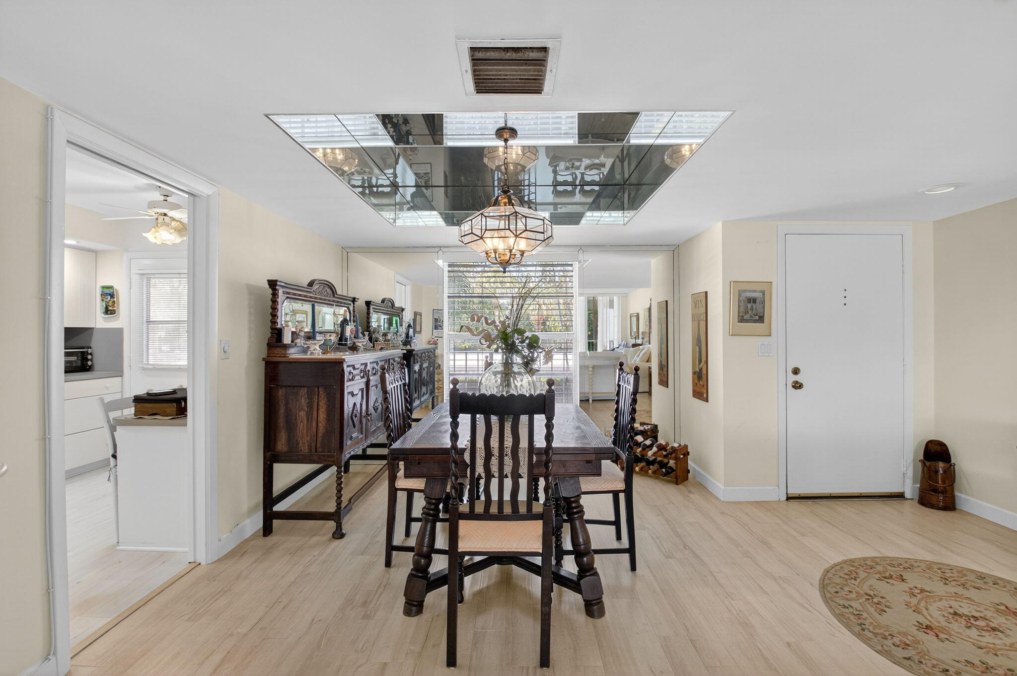 1 Harbourside Drive, Unit 4205 Delray Beach, FL 33483 - Photo 8 of 97 a view of a dining room with furniture and wooden floor