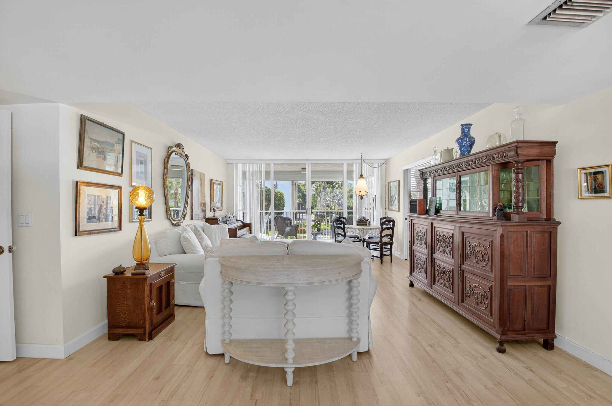 1 Harbourside Drive, Unit 4205 Delray Beach, FL 33483 - Photo 10 of 97 a living room with furniture and a flat screen tv