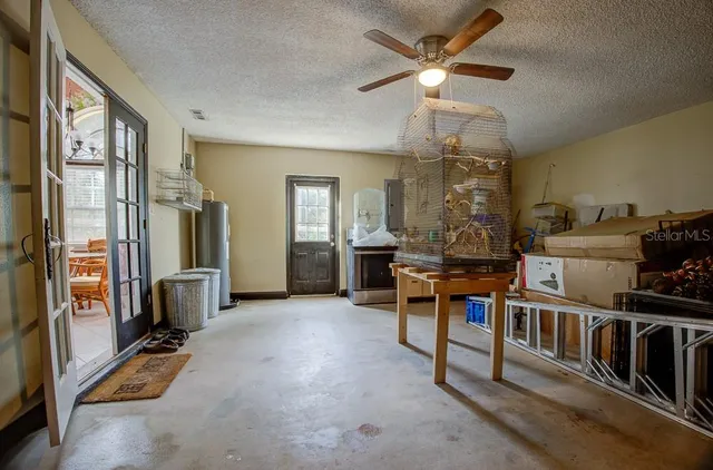 a view of a house with a big yard and a large tree