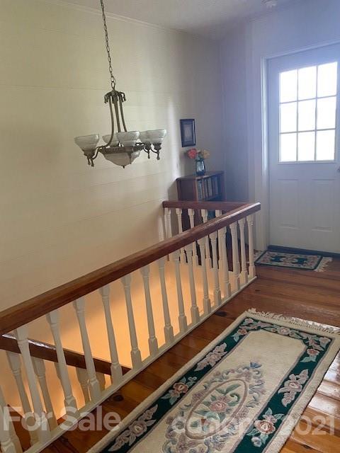 115 Amble Road Olin, NC 28660 - Photo 16 of 47 a view of a hallway with windows