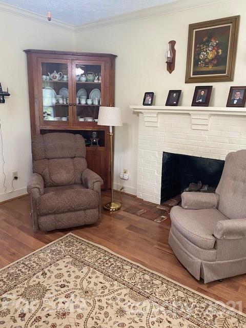 115 Amble Road Olin, NC 28660 - Photo 27 of 47 a living room with furniture and a fireplace