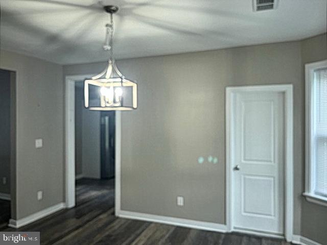 623 3rd Street Delanco, NJ 08075 - Photo 13 of 44 a view of a hallway with wooden floor and chandelier