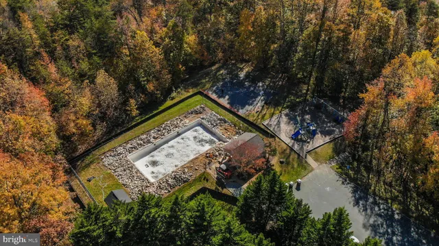 a backyard of a house