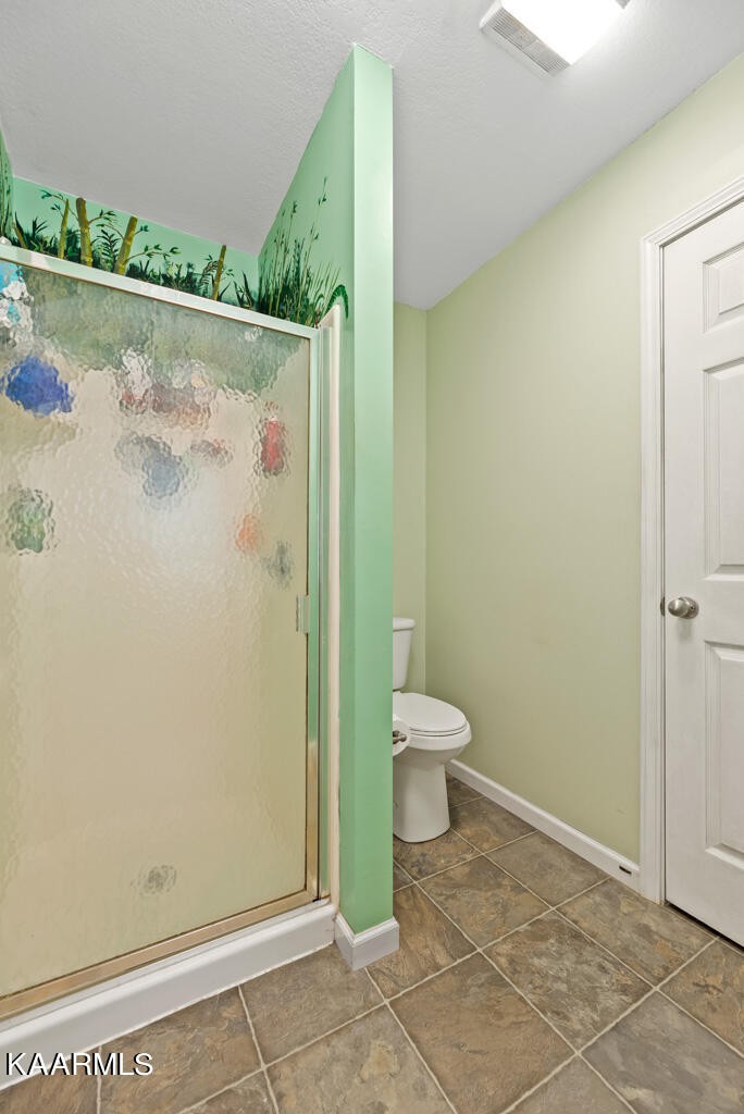 707 Jane Phillips Road Oneida, TN 37841 - Photo 15 of 25 a bathroom with a toilet and a shower