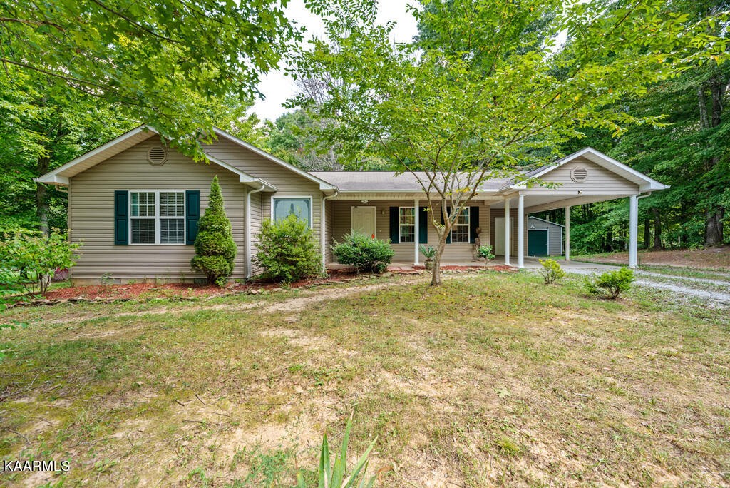 707 Jane Phillips Road Oneida, TN 37841 - Photo 23 of 25 a backyard of a house with yard and tree