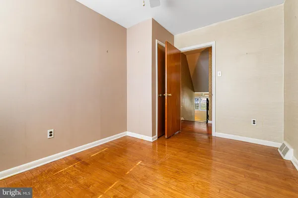 a view of an empty room
