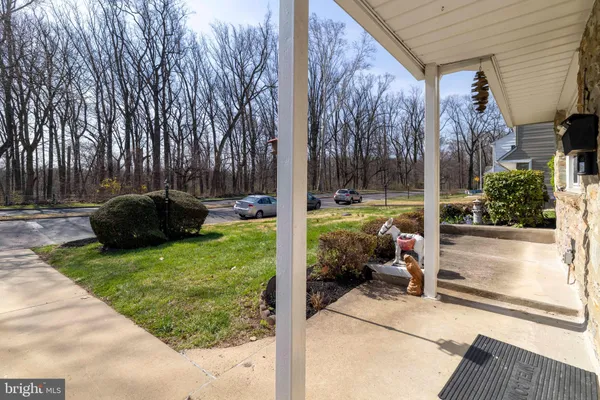 a view of a back yard
