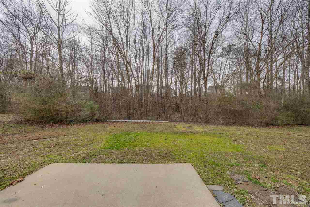 5408 Gunnette Drive Raleigh, NC 27610 - Photo 23 of 23 a view of a yard with large trees