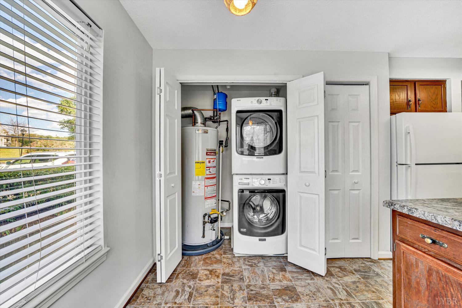 3114 Spinnaker Point Forest, VA 24551 - Photo 18 of 47 a view of storage and utility room with washer and dryer